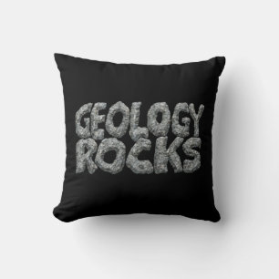 Coussin Géologie Rocks - Jeu de mots sur les sciences de l