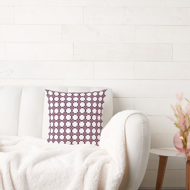 Coussin Geometric Abstract Pattern (Canapé)