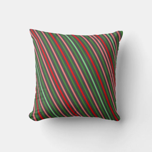 Coussin Geometric colorful simple Throw Pillow (Recto)