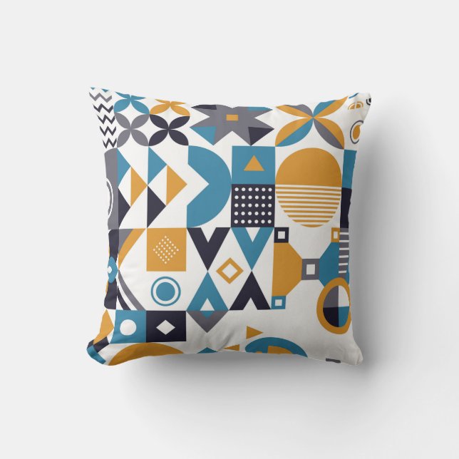 Coussin Geometric minimalistic pattern. Abstract designpat (Recto)