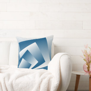 Coussin Géométrie bleu sarcelle