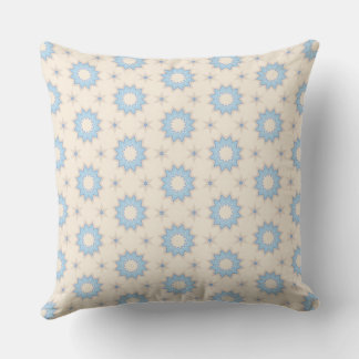 Coussin Géométrie Blue Starburst