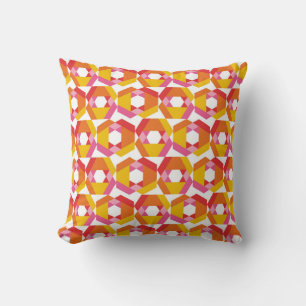 Coussin Géométrie colorée illustration minimaliste sans fa