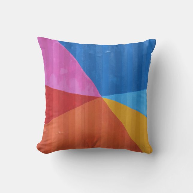 Coussin géométrie du milieu du siècle (Recto)