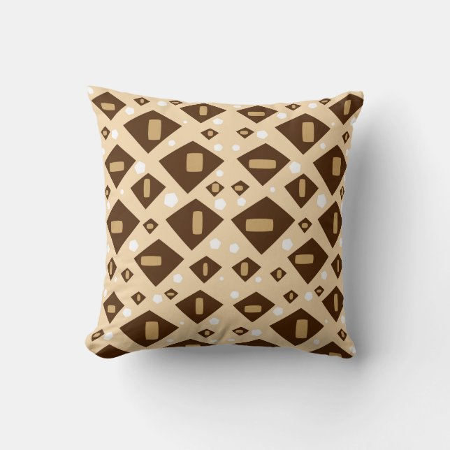 Coussin Géométrie Terreuse (Recto)