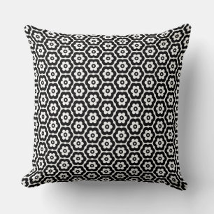 Coussin Géométrique 280514 (03) - Noir