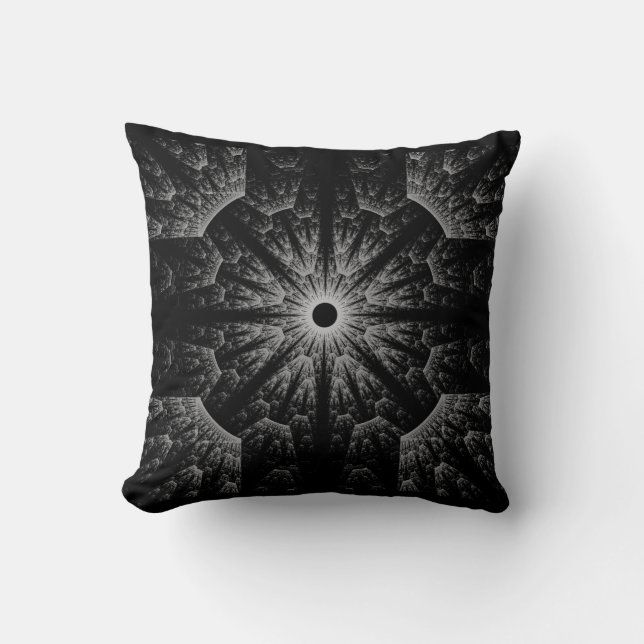 Coussin géométrique abstrait de fantaisie dans (Recto)