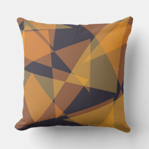 Coussin Géométrique, cool, tendance, moderne, triangles si