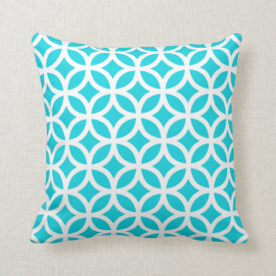 Coussin géométrique d'Aqua