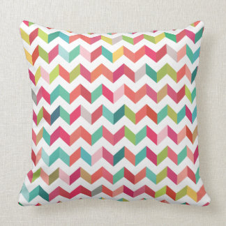 Coussin géométrique de motif de triangles de