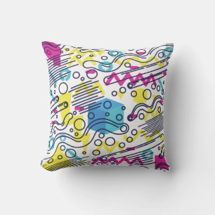 Coussin Géométrique des années 90