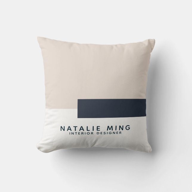Coussin Géométrique moderne professionnelle (Recto)