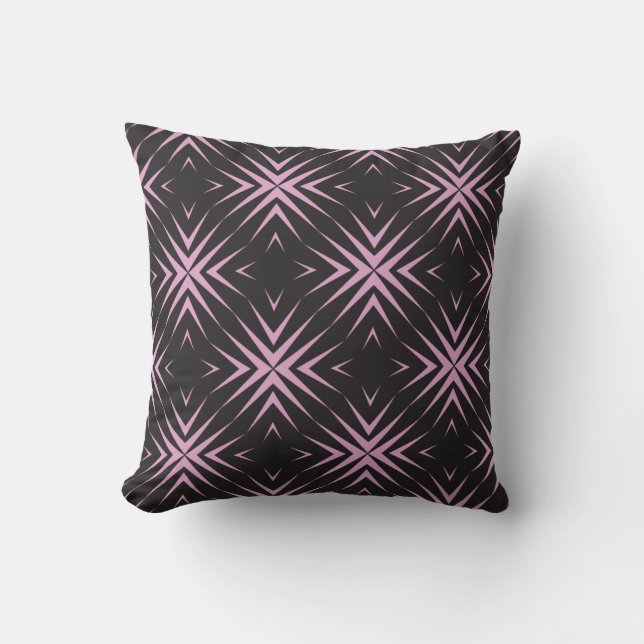 Coussin Géométrique rose (Recto)