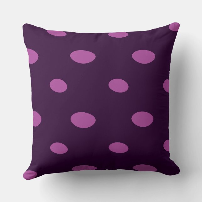 Coussin Géométrique rose et violet (Verso)