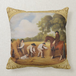 Coussin George Stubbs   Reapers, 1795 (émail sur biscuit 