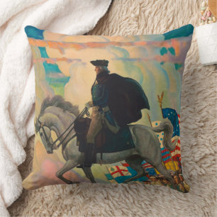 Coussin George Washington par Newell Convers Wyeth