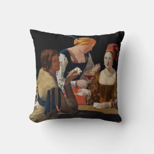 Coussin Georges de la Tour - Cheat avec l'As des Diamants