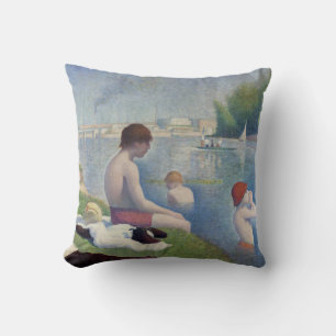 Coussin Georges Seurat - Baigneurs à Asnières