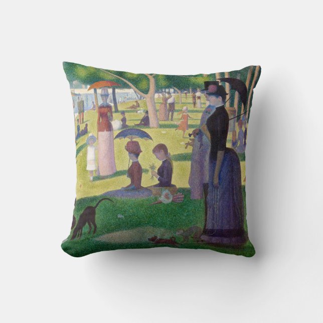 Coussin Georges Seurat - Un dimanche sur La Grande Jatte (Recto)