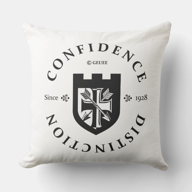 Coussin GEUEE Série Chevalier Vintage (Recto)