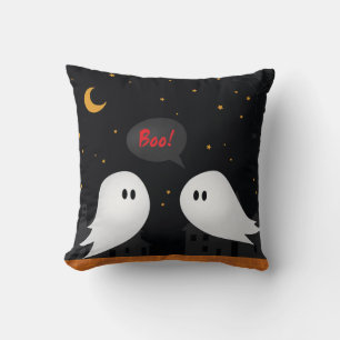 Coussin Ghost halloween boo dessin animé éffrayant