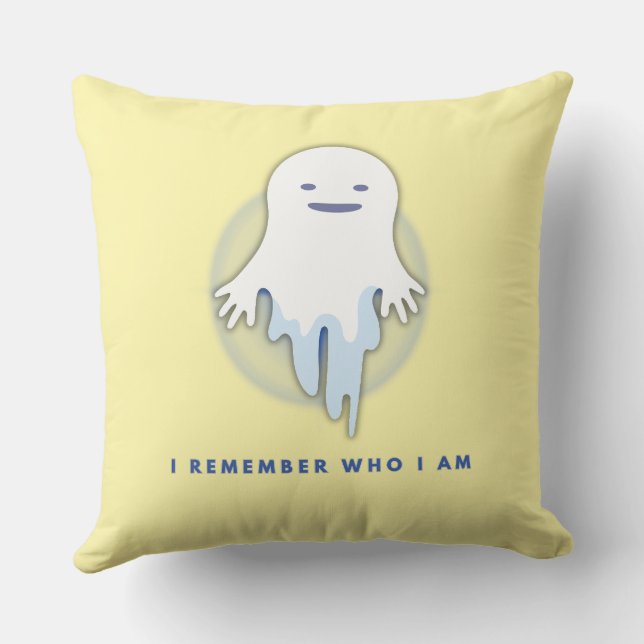 Coussin Ghost mignon - Je Me Souviens Qui Je Suis Cadeau (Verso)