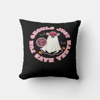 Coussin Ghouls veut juste s'amuser (Hallowee de style occi