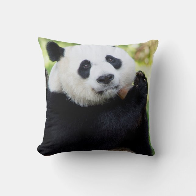 Coussin Giant Panda assis (Recto)