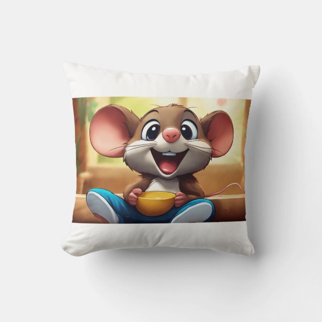 Coussin Giggles la souris (Recto)