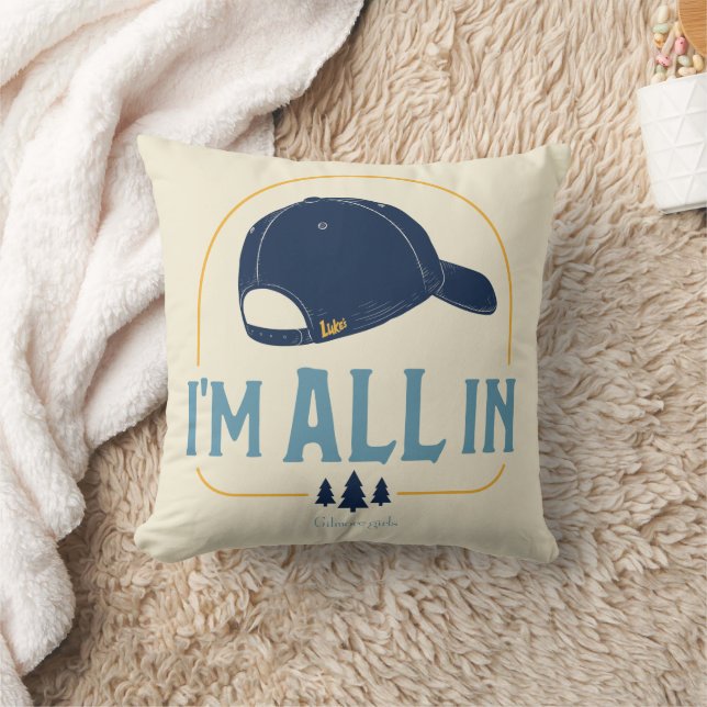 Coussin Gilmore Girls I’m All In Luke’s Hat (Couverture)