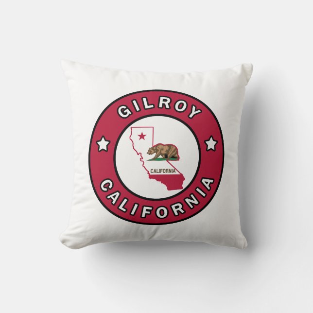 Coussin Gilroy Californie (Recto)