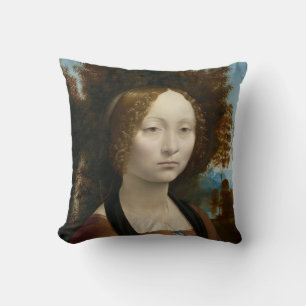 Coussin Ginevra de Benci par Léonard de Vinci