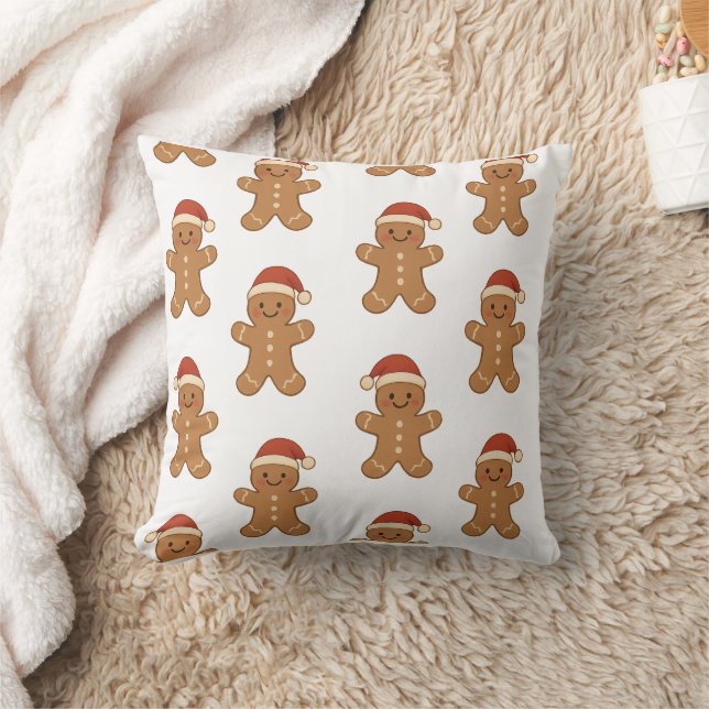 Coussin Gingerbread de Noël Fantaisiste (Couverture)