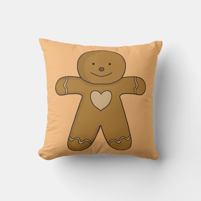 Coussin GingerBread Man Christmas Cookie (Recto)