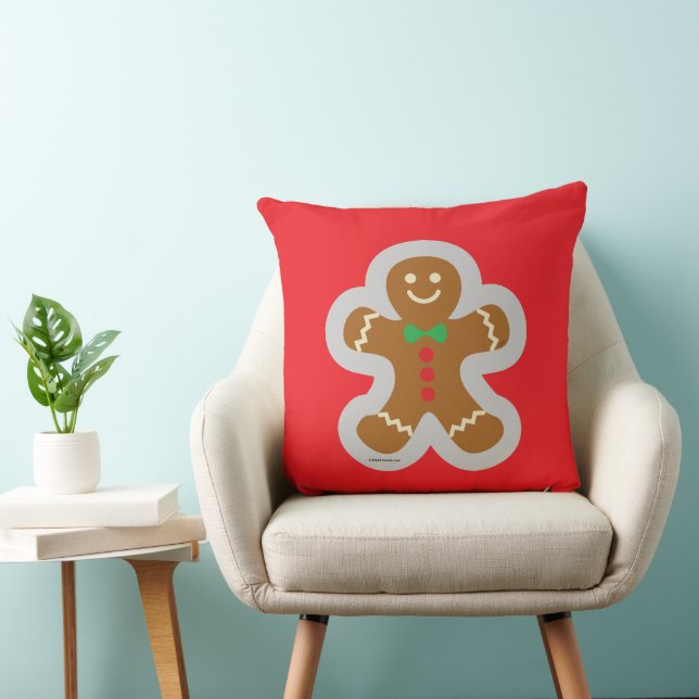 Coussin Gingerbread Man Making The Angel In The Snow (Chaise)