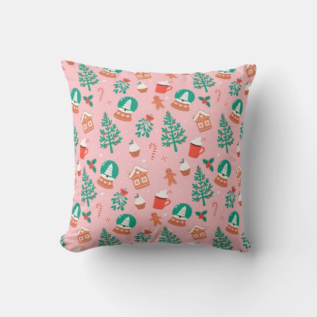 Coussin Gingerbread Noël  (Recto)