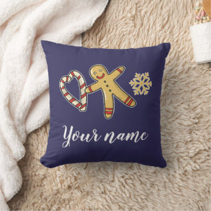 Coussin Gingerbreadman Love Thlow Pillow