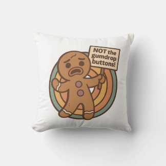 Coussin Gingy Gingerbread Christmas Throw Pillow