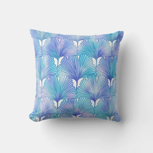 Coussin Ginkgo Biloba Feuille Motif d'automne (Recto)