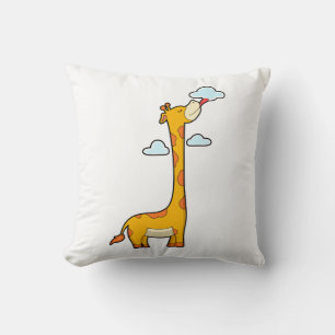 Coussin Girafe aux nuages
