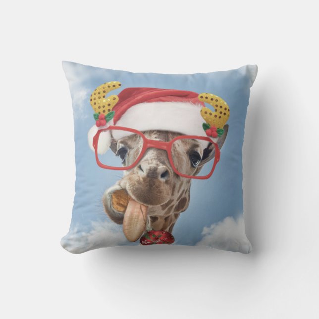 Coussin Girafe de Christmas (Recto)