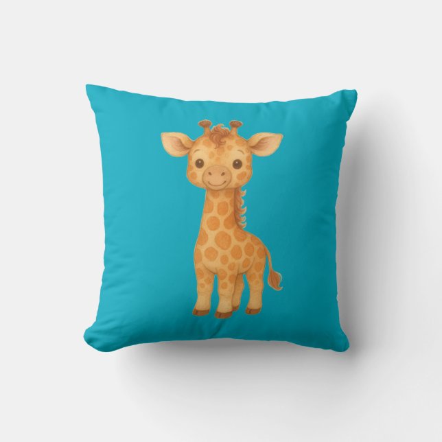 Coussin "Girafe Délicieuse"   (Recto)