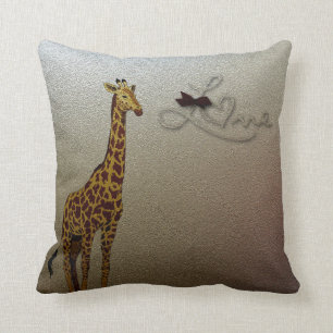 Coussin Girafe d'or