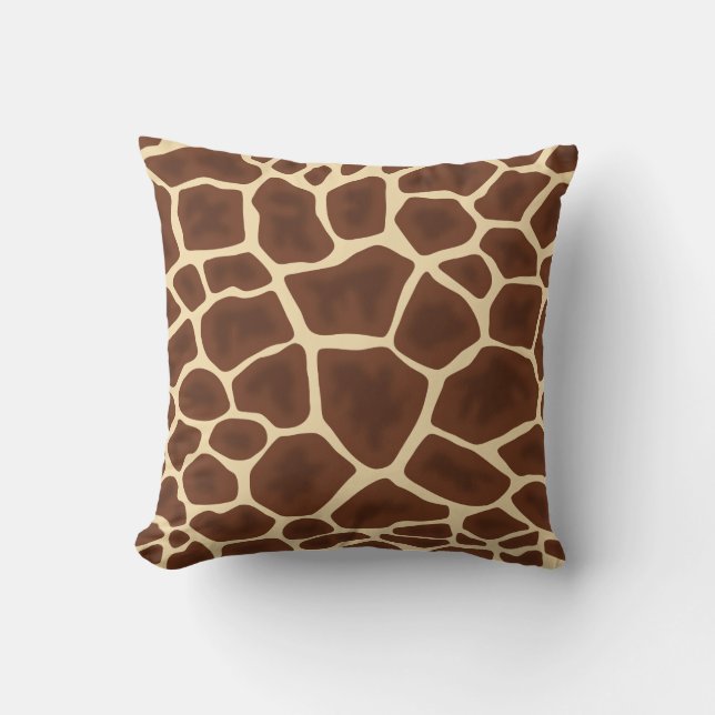 Coussin Girafe marques pression (Recto)