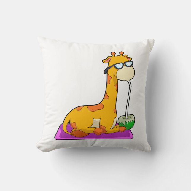 Coussin Giraffe à la noix de coco (Recto)