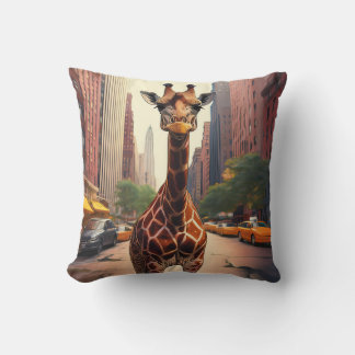 Coussin Giraffe à New York