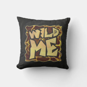 Coussin Giraffe Brown et jaune