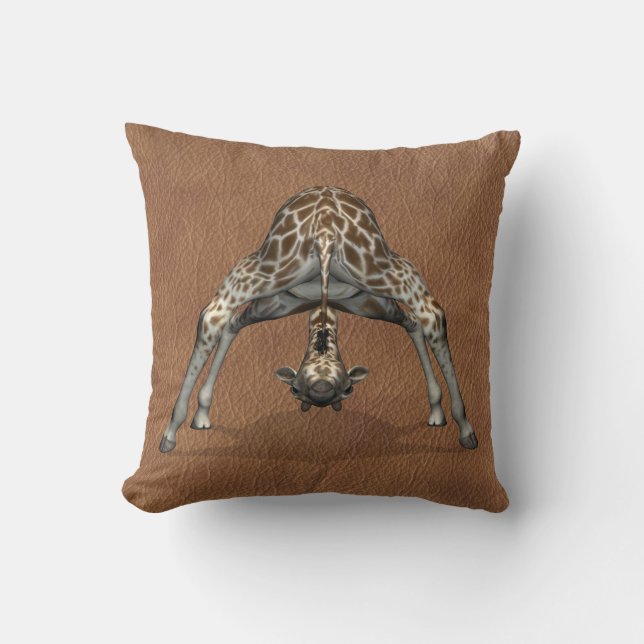 Coussin Giraffe flexible s'amusant (Recto)