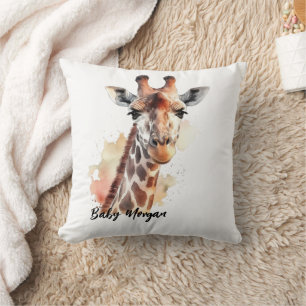 Coussin Giraffe personnalisée