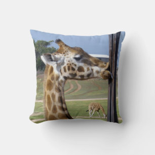 Coussin Giraffe Pucker Up Kisses,